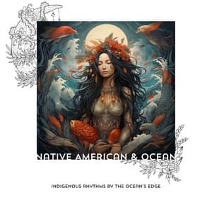 Indigenous Rhythms by the Ocean's Edge - Native American & Ocean
