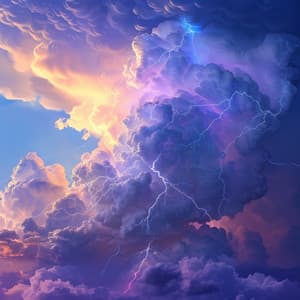 Cats' Calming Thunder: Peaceful Relaxation Sounds - Relaxing Cat Music Therapy