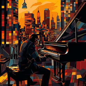 Cityscape Serenity: Jazz Piano Reflections - Rest with Jazz