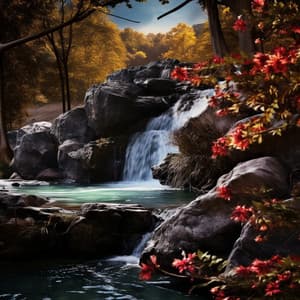 Cats' Waterfall Serenity: Gentle Sounds for Peaceful Moments - Cat Relaxation