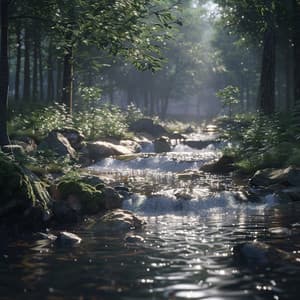 Gentle Stream Flow: Calming Water Soundscapes - lumen