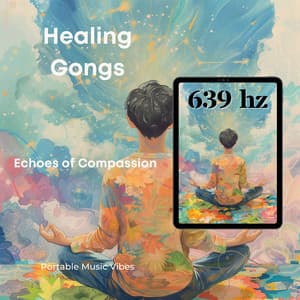 Healing Gongs at 639 Hz: Echoes of Compassion - Portable Music Vibes