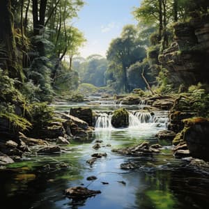 Música Para Aliviar El Estrés: Opereta De Oficina Del Arroyo Murmurante - Colectivo de sonidos de la naturaleza y la selva tropical