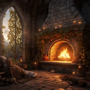 Ondas Apacibles De Fuego Y Música: Alivio Del Estrés Relajante - Ruido y Naturaleza