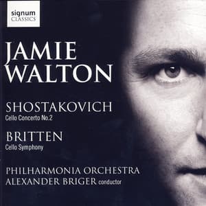 Shostakovich Cello Concerto No. 2, Britten Cellos Symphony - Jamie Walton