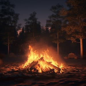 Fire's Yoga Flow: Soothing Sounds for Balance - MediYoga