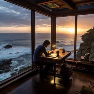 Estudio De Olas: Música Del Océano Para El Aprendizaje - Terapia de naturaleza