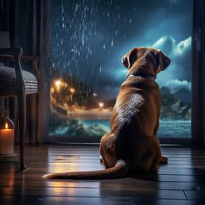 Rainy Doghouse Dreamscape: Serene Showers of Joy - Nature Hiker