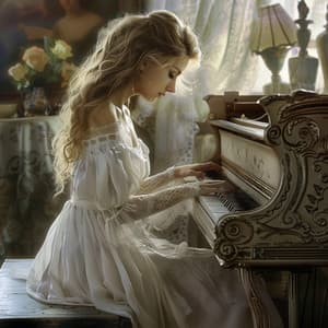 Sinfonía De La Música De Piano: Cascadas De Armonía - Salón con piano bar