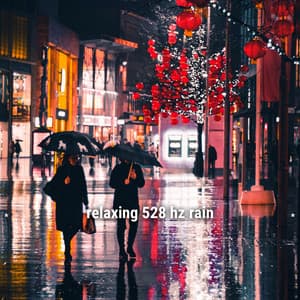 * relaxing 528 hz rain * - Lightning, Thunder and Rain Storm