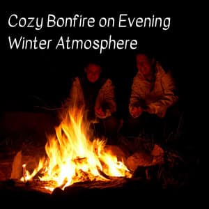 Cozy Bonfire on Evening Winter Atmosphere - Vintage Cafe Vintage