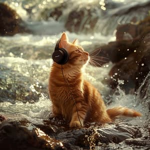 Purring Streams: Cats Soothing Vibes - Music for Cats TA