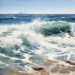 Armonía De Yoga A La Orilla Del Mar: Sinfonía De Las Olas Oceánicas - Calma diaria