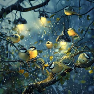 Storm Serenity Sounds: Binaural Birds and Rain in Nature - 78 72 Hz - Jupiter Sorrow