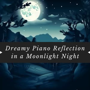 Dreamy Piano Reflection in a Moonlight Night - Nature Queen