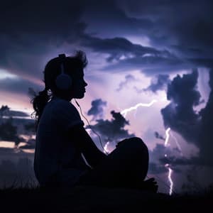 Binaural Thunder for Relaxation: Serene Echoes - Relaxing Pianist