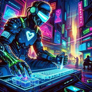 Neon Blitz: Cyberpulse Gamestream - Electronic Music Zone