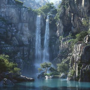 Peaceful Waterfall Sounds: Meditation and Focus - Soulful Meditations