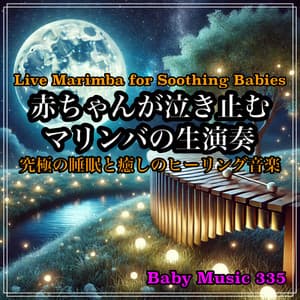 Live marimba music that will make your baby stop crying: the ultimate healing music for sleep and relaxation - Baby Music 335