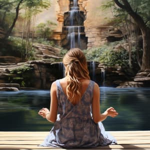 River Meditation: Streamflow Melody Resonance - Calm Stress Relief