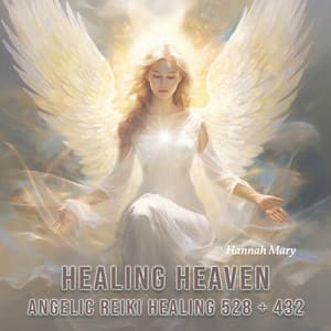 Healing Heaven: Angelic Reiki Healing 528 + 432, Angel Sleep Music, Receive Pure Light, and Unconditional Love, Repair DNA - Hannah Mary