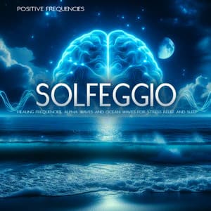 Solfeggio - Healing Frequencies, Alpha Waves and Ocean Waves For Stress Relief and Sleep - Positive Frequencies