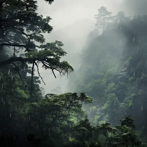Rain's Calm: Gentle Rain for Meditation - Thunderstorm Meditation