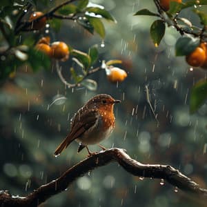 Relax with Binaural Sounds of Nature Rain and Birds - Jungle Sounds