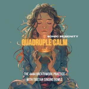 Quadruple Calm: The 4444 Breathwork Practice with Tibetan Singing Bowls - Sonic Serenity