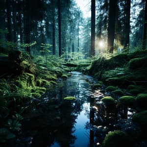 Reposo Del Río: Estribillo De Medianoche De La Naturaleza - Sonidos de la Naturaleza JBE