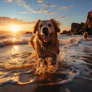 Huellas En La Serenidad Del Ruido Blanco: Paisaje Sonoro De Sueño Canino Con Cuenco De Cristal - Ruidos agradables de cuencos despreocupados