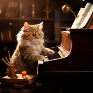 Piano Music Whiskers: Cats Harmony - Relaxing Classical Music Ensemble