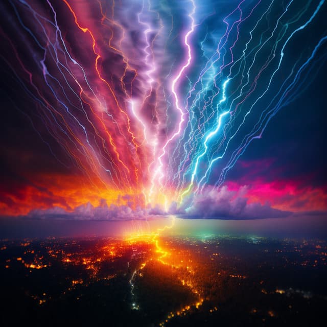 Thunder's Meditation Echoes: Overture Tranquil Reflection - cloudy night