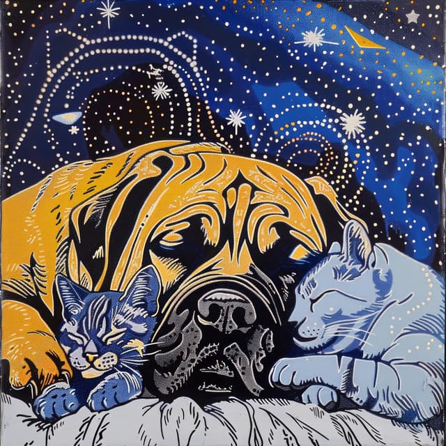 Galaktische Haustiere: Wunder Der Sterne - Beruhigende Musik für Hunde