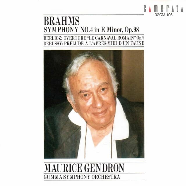 Brahms: Symphony No. 4 - Maurice Gendron