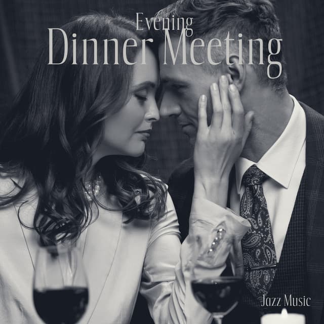 Evening Dinner Meeting: Jazz Music in the Restaurant, Pleasant Atmosphere - Business Background Music Consort