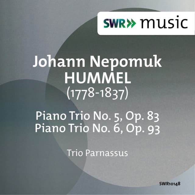 Hummel: Piano Trios Nos. 5 & 6 - Johann Nepomuk Hummel