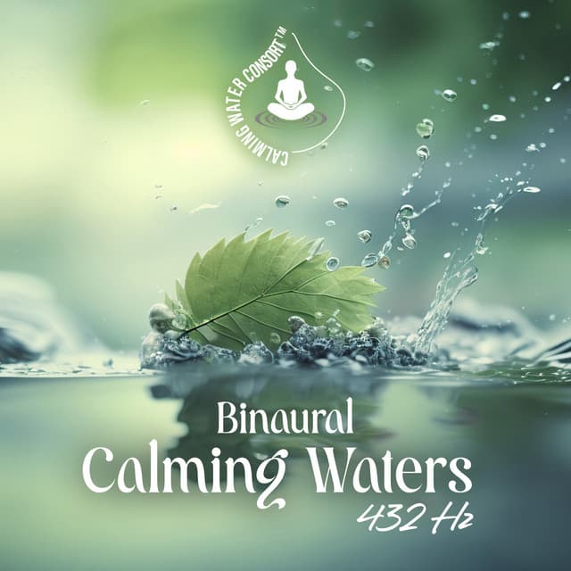 Binaural Calming Waters 432 Hz: Gentle Trickling of Water, Rain and Waves for Deep Stress Relief - Calming Water Consort