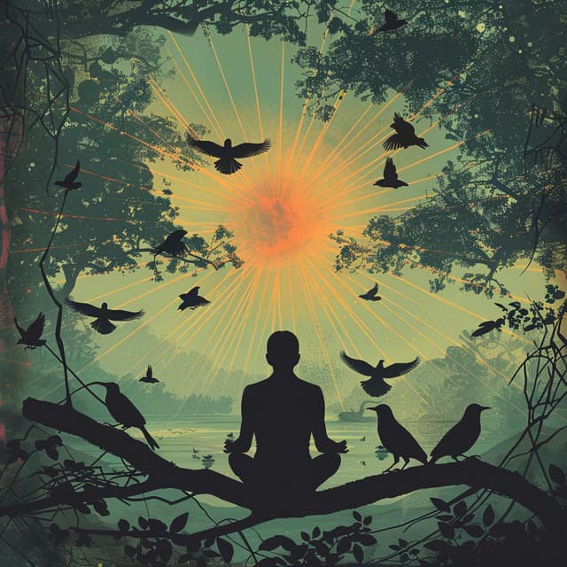 Winged Yoga Journey: Binaural Birds in Flow - 92 96 Hz - Yoga Radiance