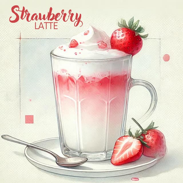 Strawberry Latte: Fresh Jazz Café - Coffee Lounge Collection
