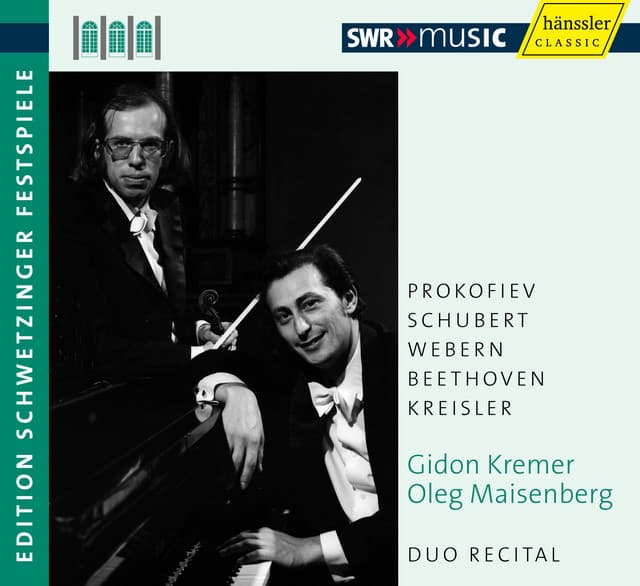 Violin Recital: Kremer, Gidon - Prokofiev, S. / Schubert, F. / Webern, A. / Beethoven, L. Van / Kreisler, F. - Gidon Kremer