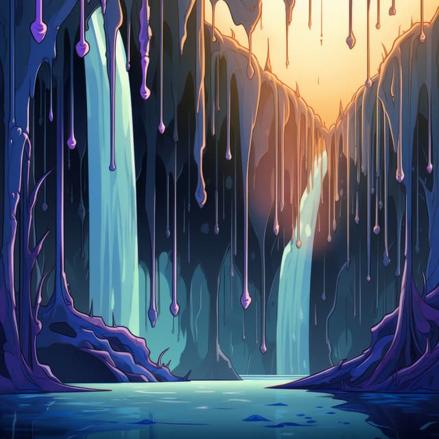 Water Cascade Calmness for Peaceful Slumbers - Water Sounds