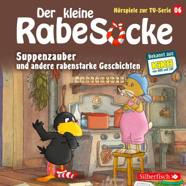 Suppenzauber, Gestrandet, Die Ringelsocke ist futsch! - Der Kleine Rabe Socke