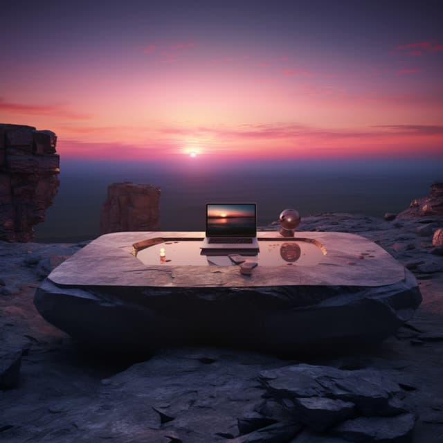 Tranquil Sea Melodies: Ocean Ripples Study Sessions - Sacred Nature