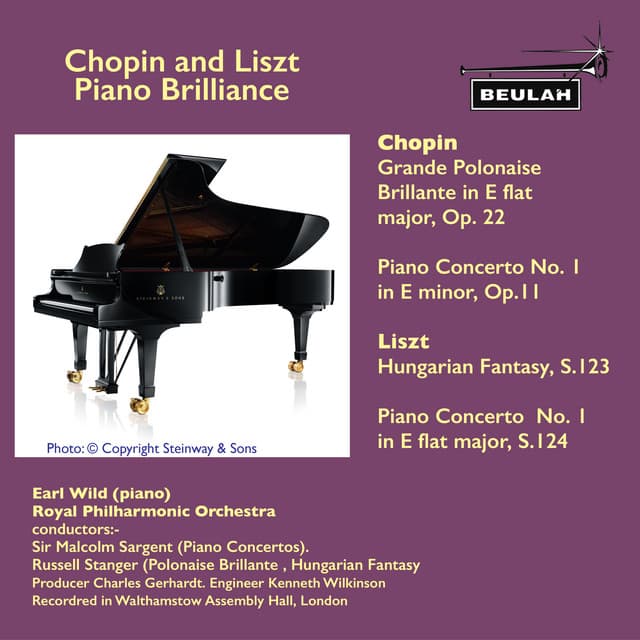 Chopin and Liszt: Piano Brilliance - Earl Wild