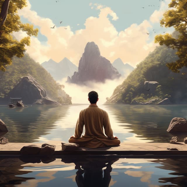 Fire's Meditation Music Moments: Reflective Radiance - Good Morning Music