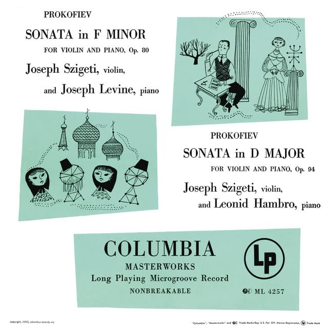 Prokofiev: Violin Sonatas No. 1, Op. 80 & No. 2, Op. 94bis - Sergei Prokofiev