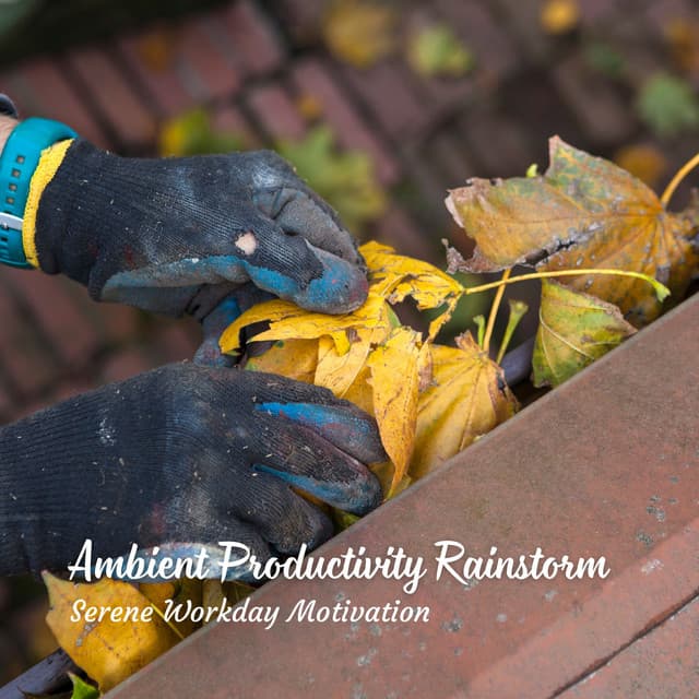Ambient Productivity Rainstorm: Serene Workday Motivation - Summer Showers