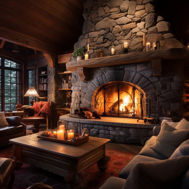 Armonía De Las Llamas Para El Sueño: Música Y Fuego Para Dormir - Asociación de sonidos nocturnos