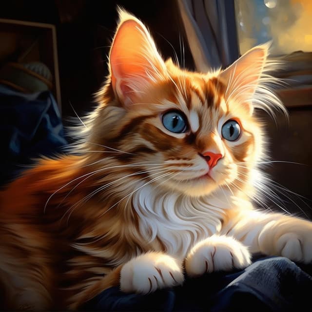 Cats' Fireside Comfort: Gentle Ember Tunes - Relaxing My Ktiten